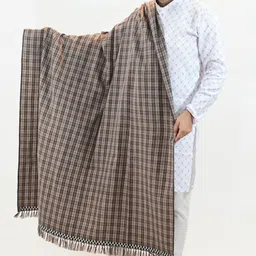 Vrinde Wool Checkered Men Shawl-picture-28