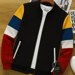 Men Solid Casual Jacket-image-57