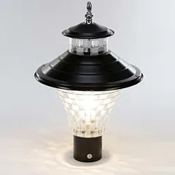 sinoman GL Jalwa No1 Black 1P Gate Light Outdoor Lamp-picture-22