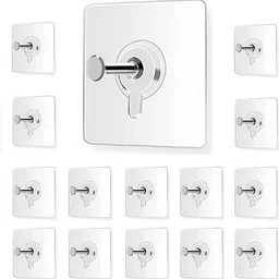 suefor Wall Stick Hook Wall for Photo Frames, Nails Wall Mount Stickers Hook 10 Hook 10-picture-39