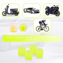 dhruvhub Plastic Tyre Valve Cap for Car image 2