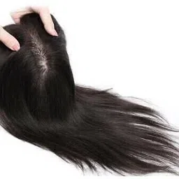 getvock Premium Topper Front and Scalp Covering 3 Clip Brown Extension Hair Extension image 3