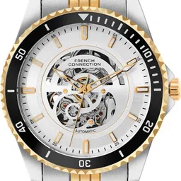 french connection AETHER DRIVE Silver Round Dial Automatic Watch Analog Watch - For Men FCA26STM-picture-14