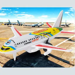 arizuul 3-Pack Racing Airplanes Toy Set – Plastic Edition Baby Pull Toy with Wheels-picture-25