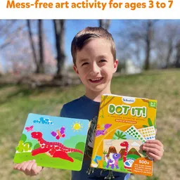 skillmatics Art Activity - Dot It Dinosaurs, No Mess Sticker Art for Kids Ages 3, 4, 5, 6, 7 image 5