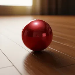 dharam Ball2 Cricket Rubber Ball image 1