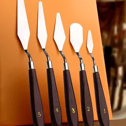 deziine 5 pcs Palette Knife Painting Stainless Steel Spatula Palette-picture-11