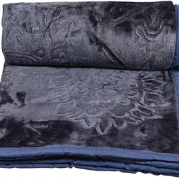 retreat Self Design Double Weighted Blanket for Mild Winter image 4