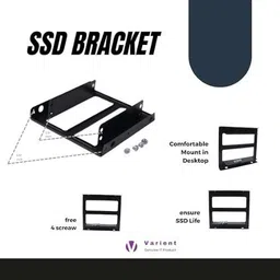 varient Ssd/Hdd bracket 2.5 inch Solid Steel SSD/HDD Mounting Bracket/Kit 2.5 inch SSD DRIVE image 3