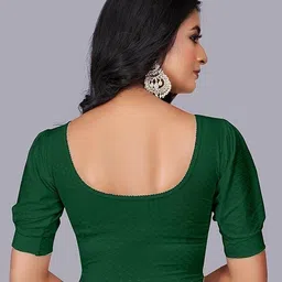 chandan tex fab Round Neck Women Blouse image 2