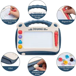 funblast Magic Slate for Kids Magnetic Board for Kids Learning Toy with Doodles & Magnet image 3