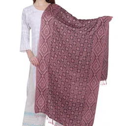 axolotl Printed Viscose Women Multicolor Stole image 1