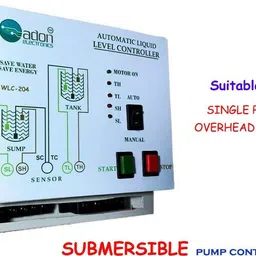 AdonElectronics Fully Automatic Water Level Controller for - Submersible Pump Starter (Load 3hp) Wired Sensor Security System image 2