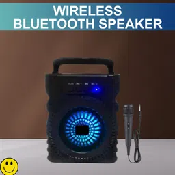 FRONY 301(PORTABLE WIRELESS BLUETOOTH SPEAKER) Crystal Clear SoundWith Karaoke MicA130 5 W Bluetooth Laptop/Desktop Speaker-picture-12