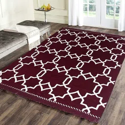 sparrow world Maroon Chenille Runner-picture-20
