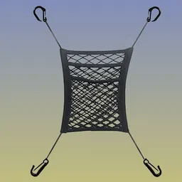 3-Layer Car Mesh Organizer, Seat Back Net Bag, Automotive Seat Back Organizers, Car Multi Pocket-image-1