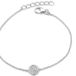 Femme Jam 925 Sterling Silver Zirconia Crystals Minimalistic Design Bracelet for Women White Gold Swarovski Crystal Bracelet-picture-18