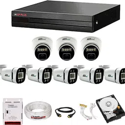 CP PLUS 8CH. Hybrid DVR, 3D/5B CAMERA COLOUR VU NIGHT VISION, AUDIO With 1TB HDD Security Camera-picture-21