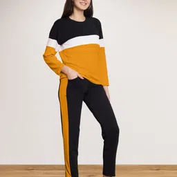 de trendz Colorblock Women Track Suit image 2