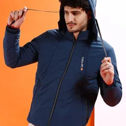 the indian garage co. Men Solid Bomber Jacket image 3