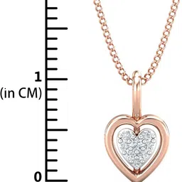 JEWEL HUB JPT1862 18kt Diamond Rose Gold Pendant image 2