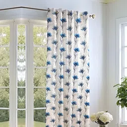 kanodia poly fab 213 cm (7 ft) Polyester Semi Transparent Door Curtain Single Curtain image 3