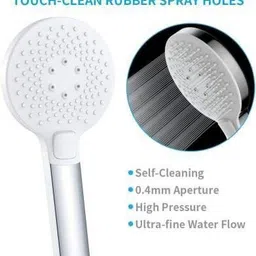 Parryware 3-Function Hand Shower With 1.5 Meter Flexible Tube & Wall Hook, Shower Head image 4