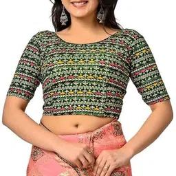 lambodar textiles Round Neck Women Blouse image 1