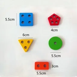 univocean Five Column Blocks Educational & Learning Toys image 3