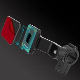 grandpitstop Quick Lock GEN-1 with in-built MAGNETIC LOCK Handlebar Motorcycle Mobile Holder Bike Mobile Holder-picture-44