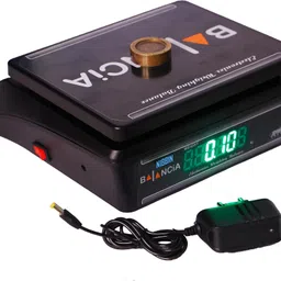 NIBBIN HIGH QUALITY WEIGHT MACHINE FOR KITCHEN/SHOP WITH POWER ADAPTOR INBUILT BATTERY Weighing Scale Weighing Scale image 4