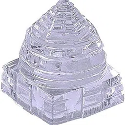 shopsavvy Original Clear Crystal (Sphatik) Shree/Shri Yantra_YNT-2P_003 Crystal Yantra image 2