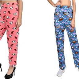 letz dezine Printed Pure Wool Women Harem Pants-picture-11