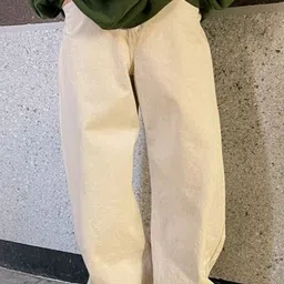 zaba Men Loose Fit Mid Rise Beige Jeans-picture-22