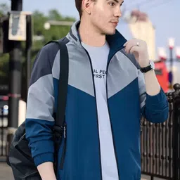 natris Men Colorblock Casual Jacket image 3