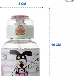 nvskids Baby Sipper Bottle Leak Proof Dust Free Cover Sippy Cup with Soft Silicone Straw image 2