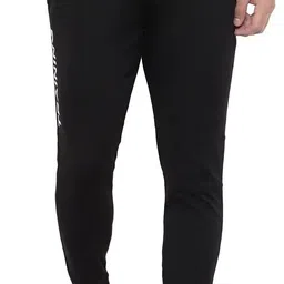syfko Men Solid Black Track Pants-picture-28