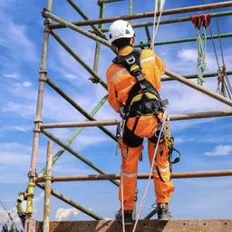 sfs Safety Belt Harness FullBody Shock Absorber with Scaffold Hook Double Safety Harness image 4