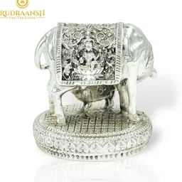 rudraansh Gaay Bachda Cow and Calf for Vastu Decorative Showpiece - 6.5 cm image 3