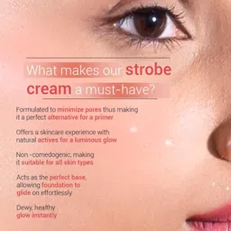 famire Strobe Cream for Face Radiance-Multipurpose Cream, Dewy Glazed Instant Glow 90g Highlighter image 4