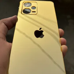 TWUAOP REDMI NOTE 12 5G MIRROR BACK PANNEL ACRYLIC SHEET APPLE Mobile Skin image 5