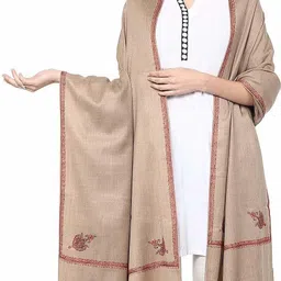 Kashmiri queen Wool Embroidered Women, Men Shawl-image-75