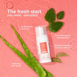 nua Foaming Intimate Wash Enriched with Aloe Vera and Lactic Acid, 100ml || Toxin-free, Paraben-free and Sulphate-free || Anti-Bacterial and prevents infections Intimate Wash image 3