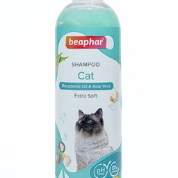beaphar Cat Shampoo with Macadamia Oil & Aloe Vera, pH Balanced, Zero Paraben Conditioning, Anti-dandruff, Anti-fungal, Whitening and Color Enhancing Natural Cat Shampoo-picture-13