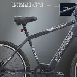 stryder E-Vibe 27.5T Electric Cycle | Up to 35Km Range | Lightweight & Stylish Ride | 27.5 inches Single Speed Lithium-ion (Li-ion) Electric Cycle image 2
