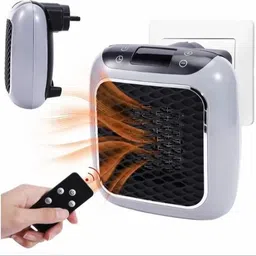 Digital Handy Heater | Portable Room Heater Plug-In Space Heater Fan Room Heater-image-54