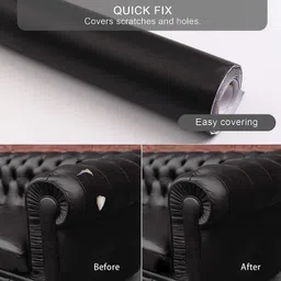 home13 Sofa Corner, Car Seat, Chair Black Leather Repair Kit image 4