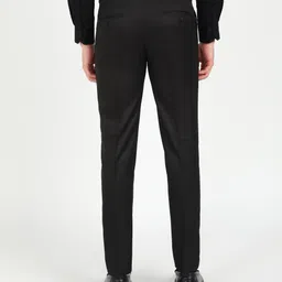 sam & jack Men Relaxed Grey Viscose Rayon Trousers image 3