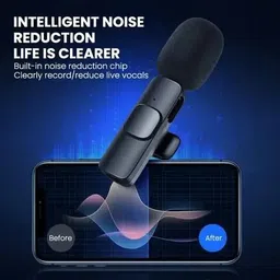 SPEEDFOX K9 Dual Wireless Microphone Plug & Play No Need App Microphone | mic for youtube Camera Microphone image 4
