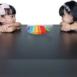 hiputi pop it Fidget Toys, pop it Fidget Toy Set | pop its Fidget Toys, Fidget Toys pop it Rainbow, pop it Toy, | poppit Fidget Toy, Rainbow pop it, Push pop Bubble Fidget Toy (Macaron-Apple) image 4